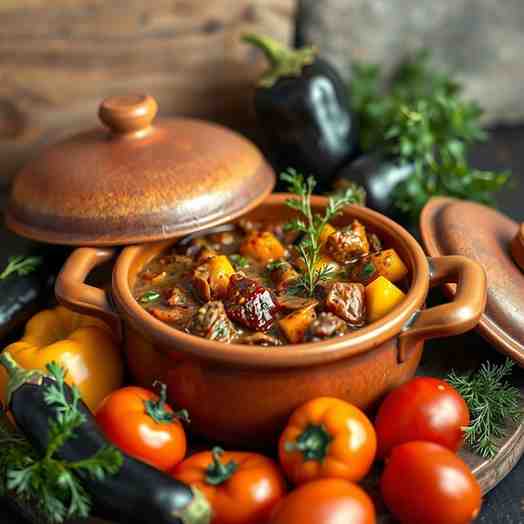 Georgian Ajapsandali - Stew Recipe